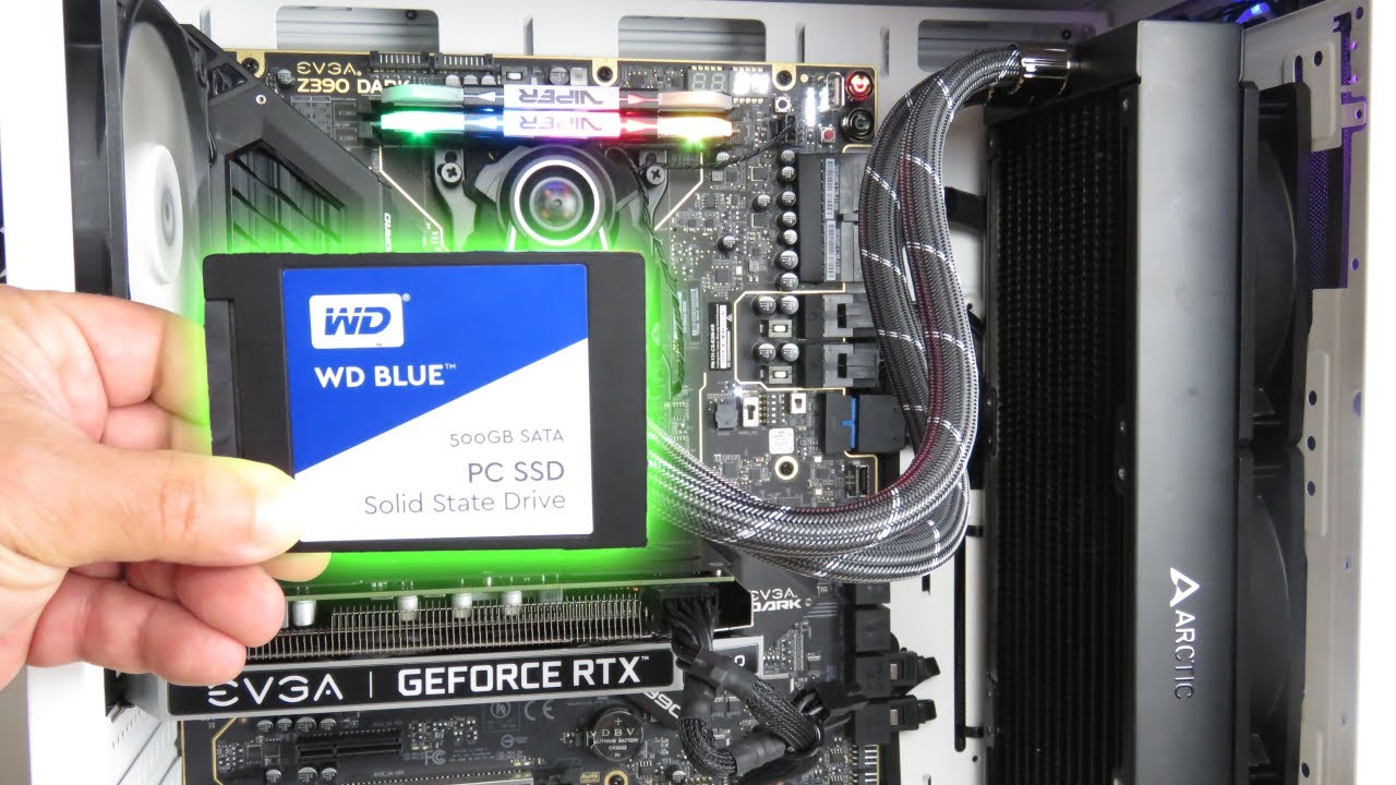 how to install ssd case