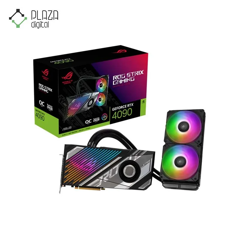 کارت گرافیک ایسوس مدل ROG Strix LC GeForce RTX 4090 GDDR6X OC Edition حافظه 24 گیگابایت