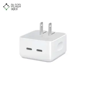 نمای اصلی آداپتور شارژر 35 وات اپل مدل dual usb-c