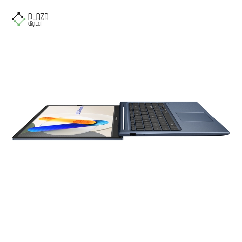 نمای 180 درجه لپ تاپ ایسوس 15.6 اینچی مدل VivoBook 15 X1504VA i3 1315U 4GB 512GB Iris Xe پلازا دیجیتال