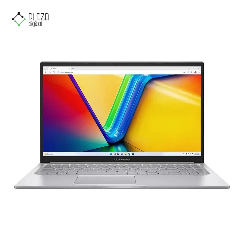 نمای جلو لپ تاپ ایسوس 15.6 اینچی مدل VivoBook 15 X1504ZA i5 1235U 8GB 512GB Iris Xe پلازا دیجیتال