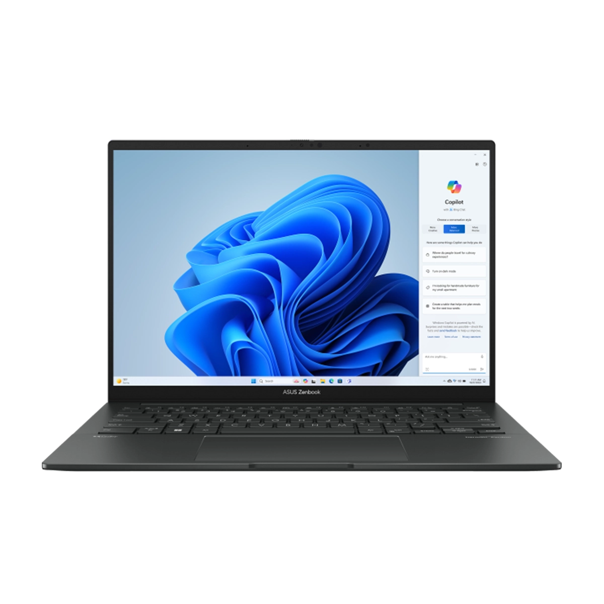 لپ تاپ ایسوس 14 اینچی مدل Zenbook 14 OLED Q425MA Ultra 7 155H 16GB 1TB SSD Arc پلازا دیجیتال