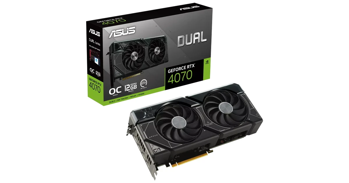 کارت گرافیک ایسوس مدل Dual GeForce RTX 4070 12G GDDR6X