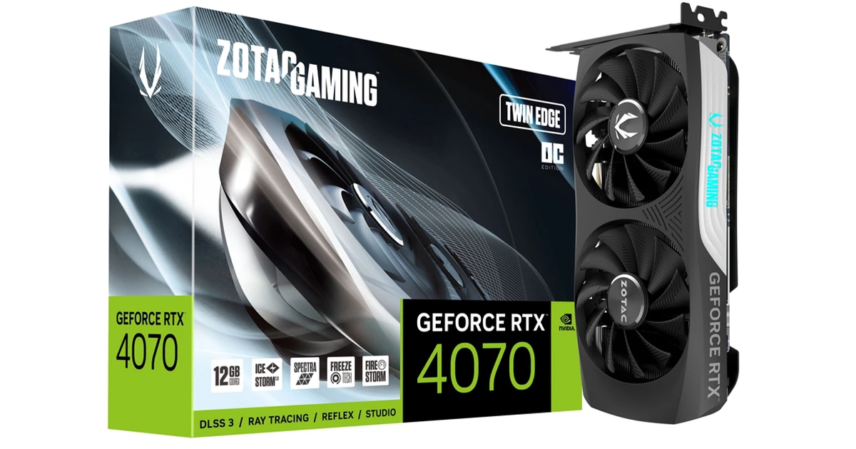 کارت گرافیک زوتک مدل GAMING GeForce RTX 4070 12GB Twin Edge OC