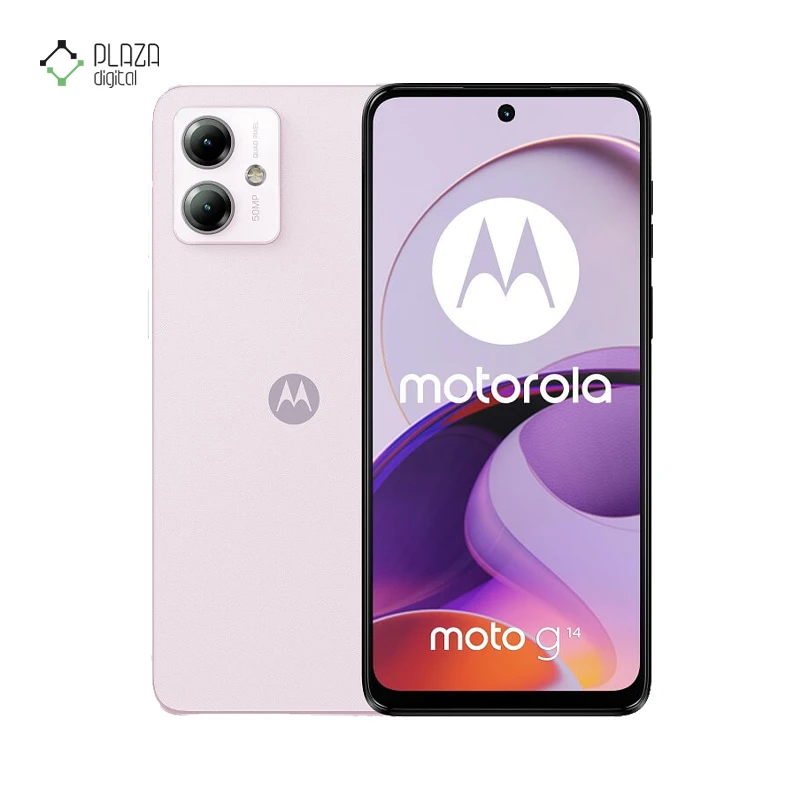 گوشی موبایل موتورولا مدل Moto G14 ظرفیت 256 گیگابایت رم 8 گیگابایت رنگ صورتی