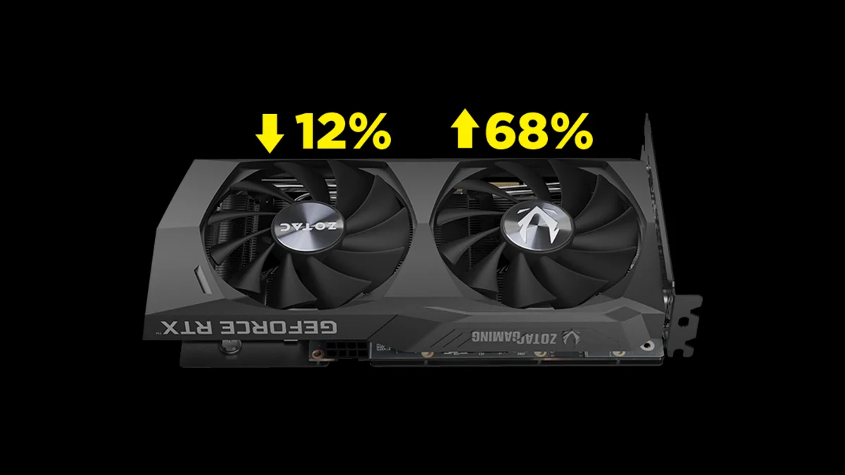 سیستم خنک کننده کارت گرافیک زوتک مدل GAMING GeForce RTX 3050 ECO