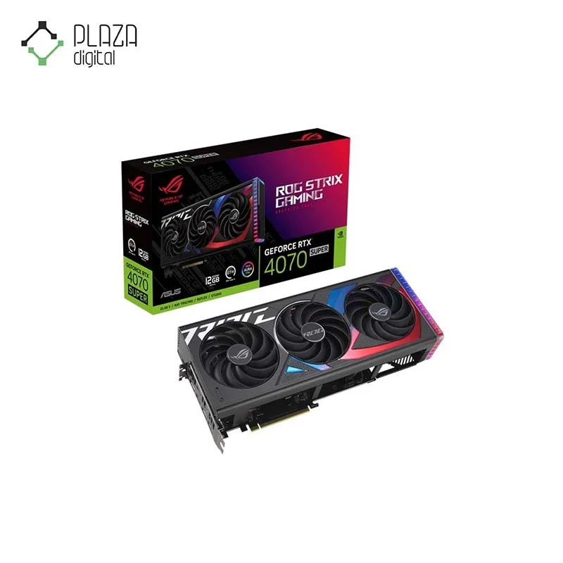 کارت گرافیک ایسوس مدل ROG Strix GeForce RTX 4070 SUPER حافظه 12 گیگابایت