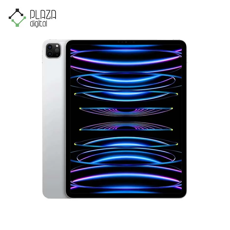 نمای کنار آیپد 12.9 اینچی اپل مدل iPad Pro 12.9 2022 WIFI با ظرفیت 128 گیگابایت و رم 8 گیگابایت رنگ نقره ای