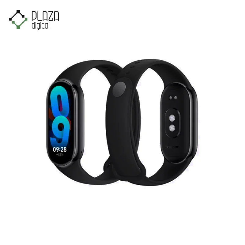 نمای کلی ساعت هوشمند شیائومی مدل mi band 8 global مشکی