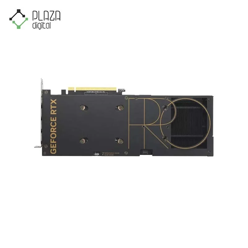 نمای پشت کارت گرافیک ایسوس مدل ProArt GeForce RTX 4070 OC Edition حافظه 12 گیگابایت