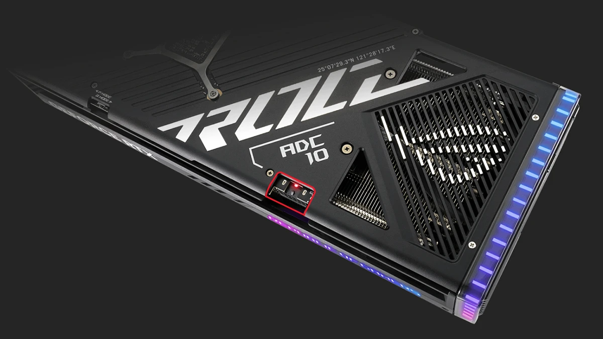 سنسور کانکتور برق کارت گرافیک ایسوس ROG 4070 Ti SUPER OC