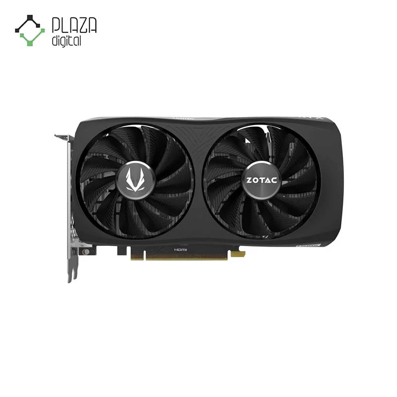 نمای رو به رو از فن های کارت گرافیک زوتاک مدل GAMING GeForce RTX 4060 Twin Edge OC حافظه 8 گیگابایت