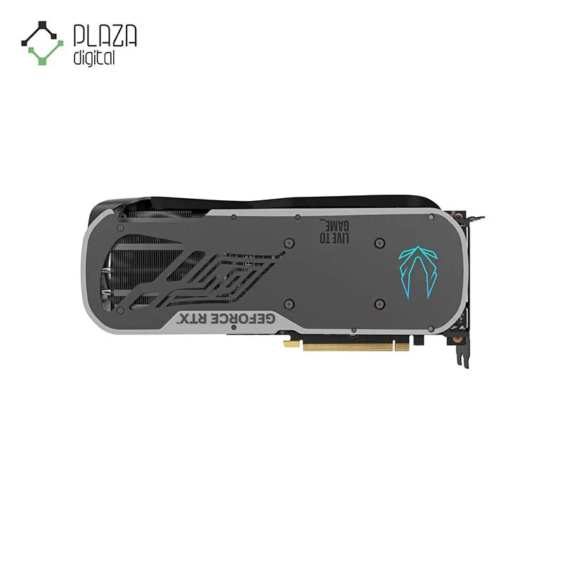 نمای پشت کارت گرافیک زوتاک مدل GeForce RTX 4070 Ti AMP AIRO SPIDER-MAN حافظه 12 گیگابایت