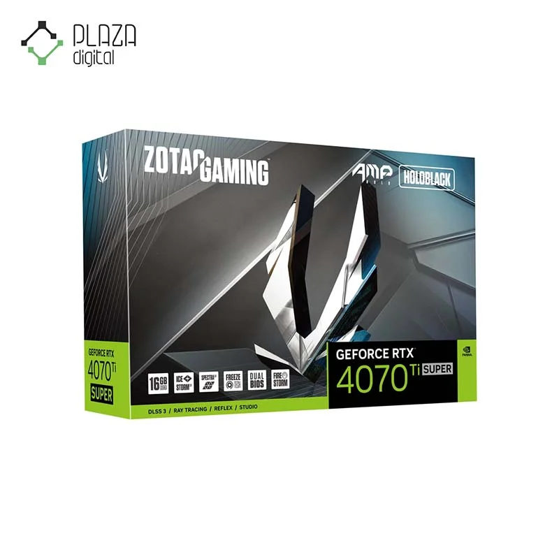 کارت گرافیک زوتاک مدل GAMING GeForce RTX 4070 Ti SUPER AMP HOLO حافظه 16 گیگابایت