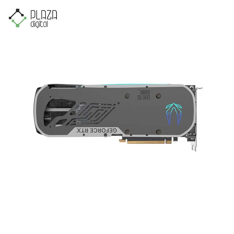 نمای پشت کارت گرافیک زوتاک مدل GAMING GeForce RTX 4080 SUPER Trinity Black Edition GDDR6X حافظه 16 گیگابایت