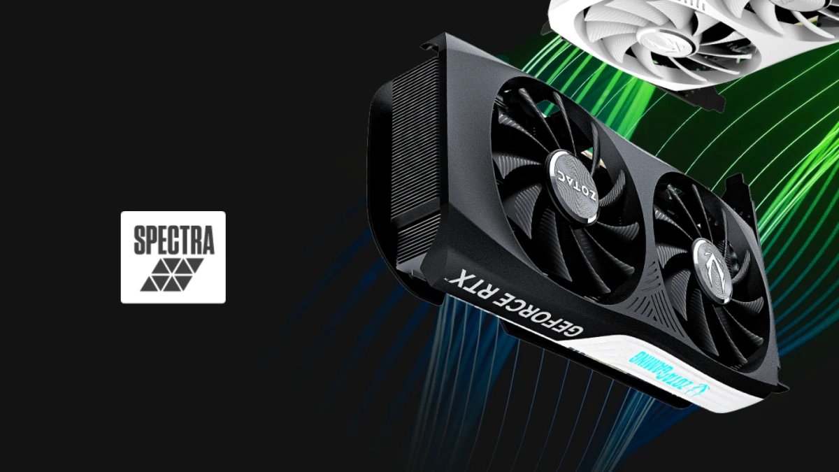 نمای کارت گرافیک زوتاک مدل GAMING GeForce RTX 4060 Ti Twin Edge 16GB