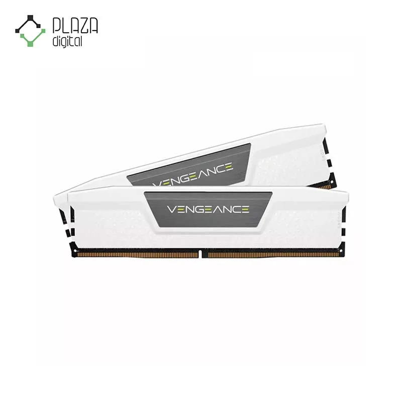 رم دسکتاپ DDR5 دو کاناله 5600 مگاهرتز کورسیر CL40 مدل Vengeance White ظرفیت 64 گیگابایت