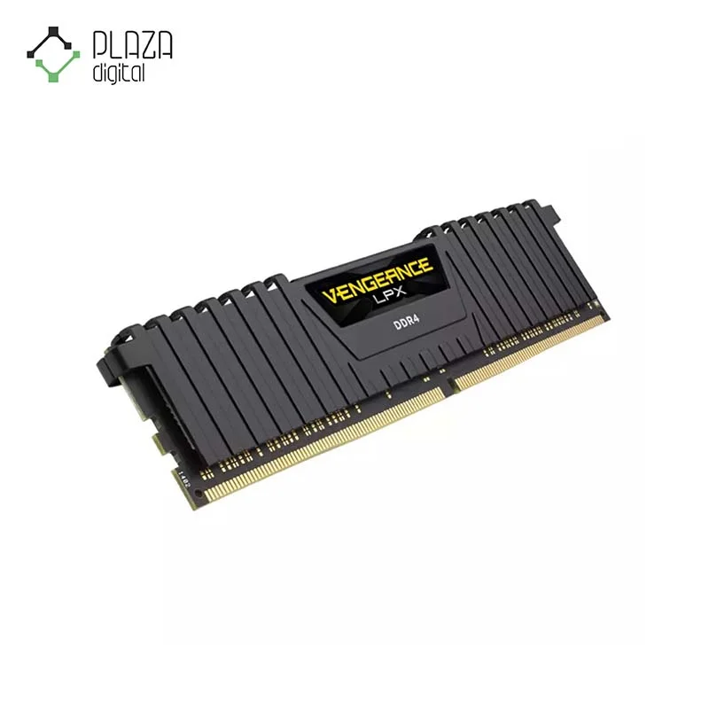 نمای بالا رم دسکتاپ DDR4 دو کاناله 3600 مگاهرتز کورسیر CL18 مدل Vengeance LPX ظرفیت 32 گیگابایت