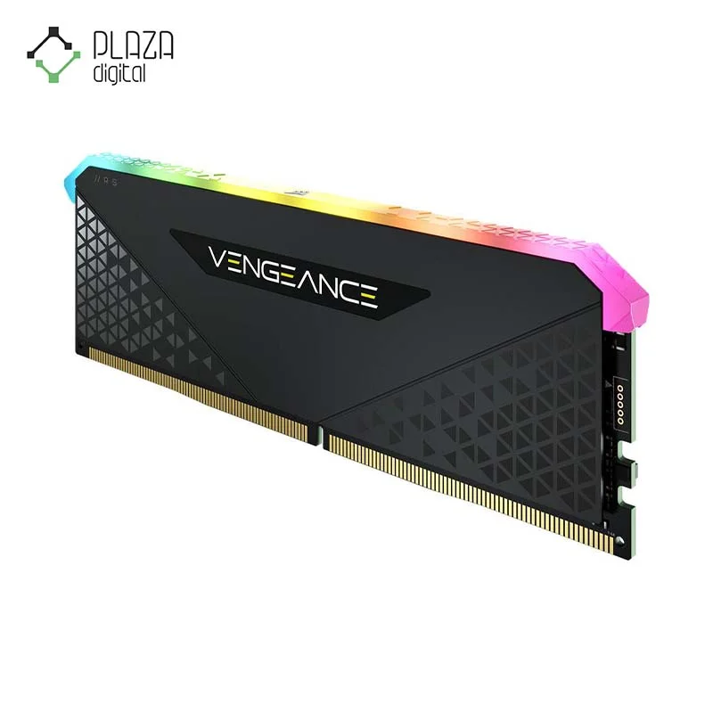 نمای سمت راست رم دسکتاپ DDR4 تک کاناله 3200 مگاهرتز کورسیر CL16 مدل VENGEANCE RS RGB ظرفیت 16 گیگابایت