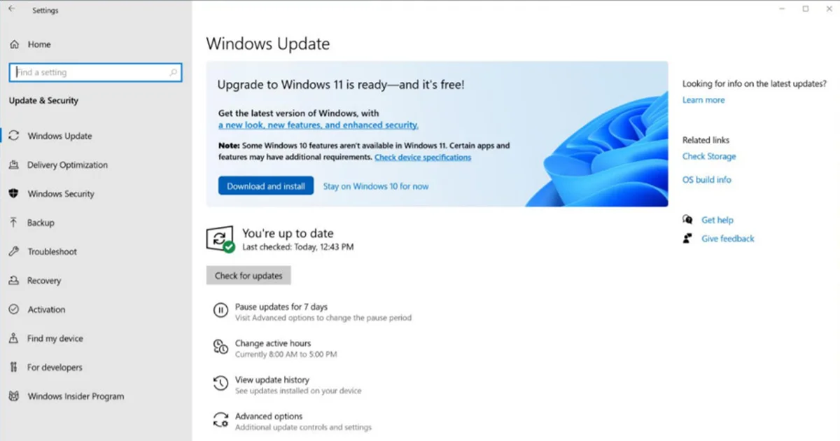 استفاده از Windows Update