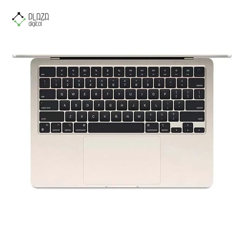 نمای کیبورد لپ تاپ اپل 13 اینچی مدل MacBook Air MRXU3 M3 8GB 512GB SSD 10-Core پلازا دیجیتال