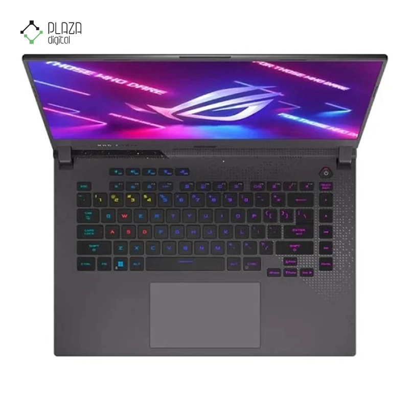 نمای کیبورد لپ تاپ ایسوس 16 اینچی مدل ROG Strix G16 G614JI i7 13650HX 16GB 512GB SSD RTX 4070 پلازا دیجیتال