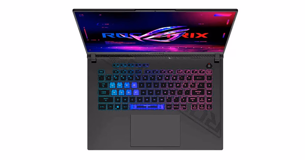 کیبورد لپ تاپ ایسوس 16 اینچی مدل ROG Strix G16 G614JV i7 13650HX 16GB 1TB RTX4060