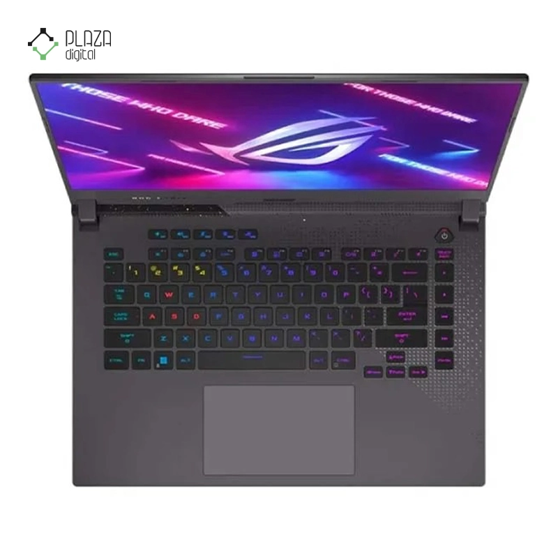 نمای کیبورد لپ تاپ ایسوس 16 اینچی مدل ROG Strix G16 G614JV i7 13650HX 16GB 512GB SSD RTX4060 پلازا دیجیتال