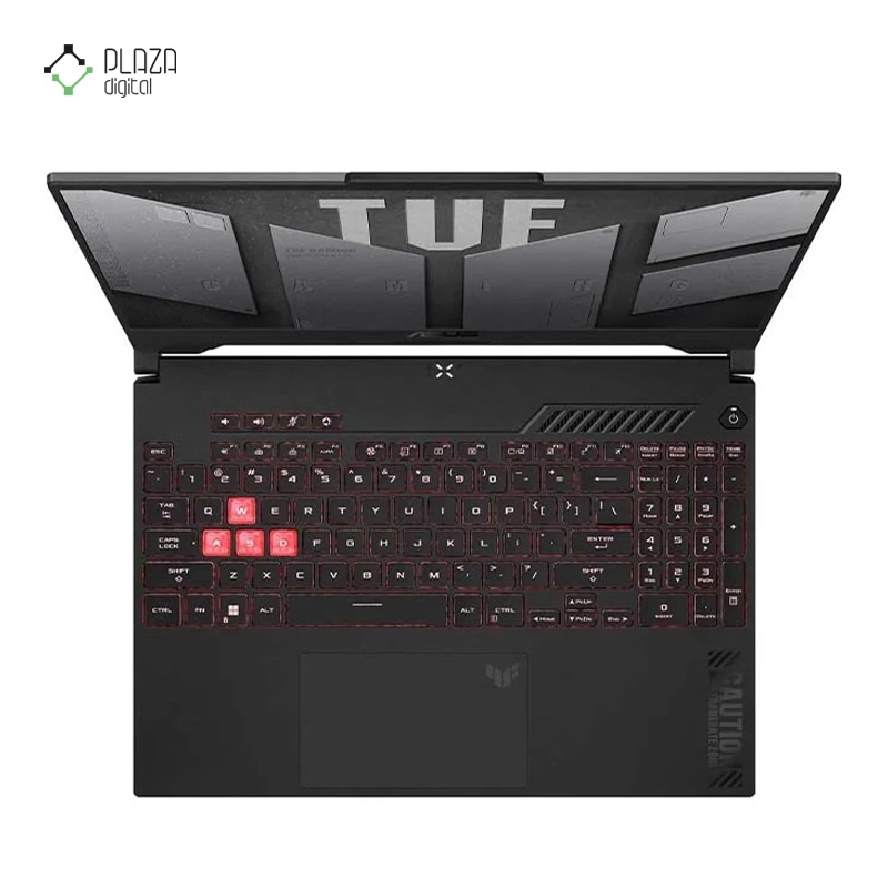 نمای کیبورد لپ تاپ ایسوس 15.6 اینچی مدل TUF Gaming A15 FA507NU R7 7735HS 64GB 1TB SSD RTX4050 پلازا دیجیتال