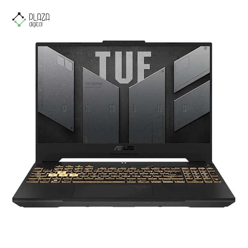 نمای جلو لپ تاپ ایسوس 15.6 اینچی مدل TUF Gaming F15 FX507VV4 i9 13900H 32GB 2TB SSD RTX4060 پلازا دیجیتال