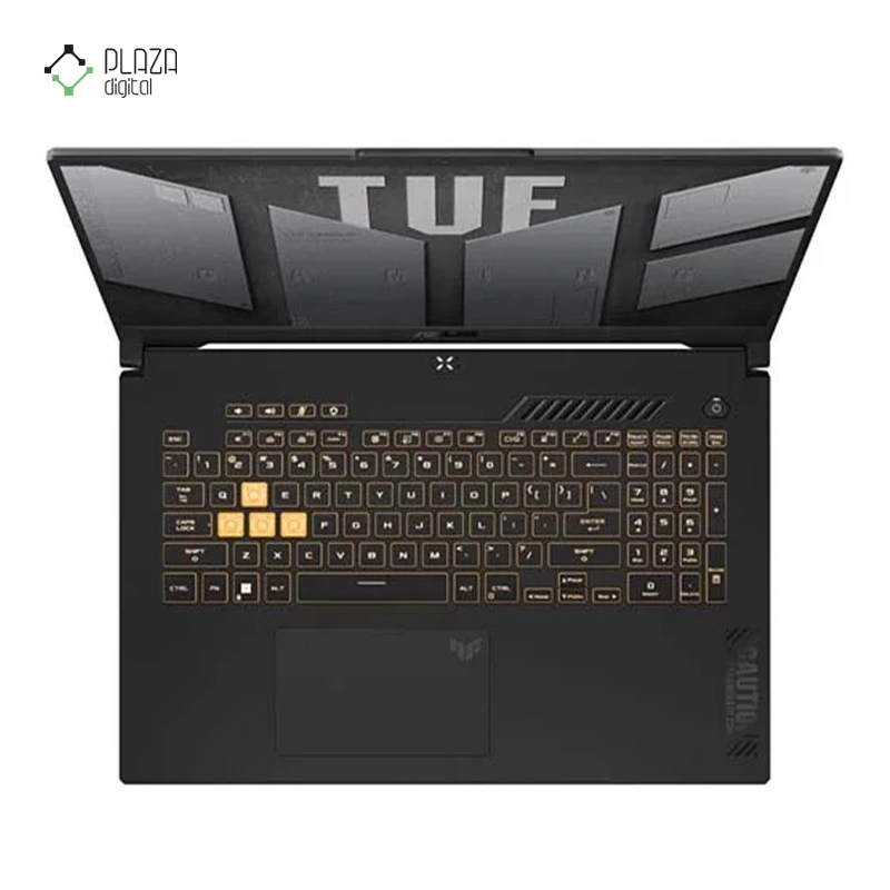 نمای کیبورد لپ تاپ ایسوس 17.3 اینچی مدل TUF Gaming F17 FX707VU i7 13620H 32GB 1TB SSD RTX4050 پلازا دیجیتال