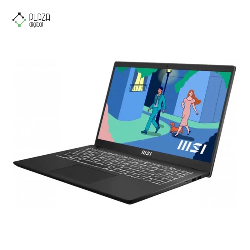 نمای سمت راست لپ تاپ ام اس آی 15.6 اینچی مدل Modern 15 H B13M i7 13700H 16GB 1TB SSD Iris Xe پلازا دیجیتال