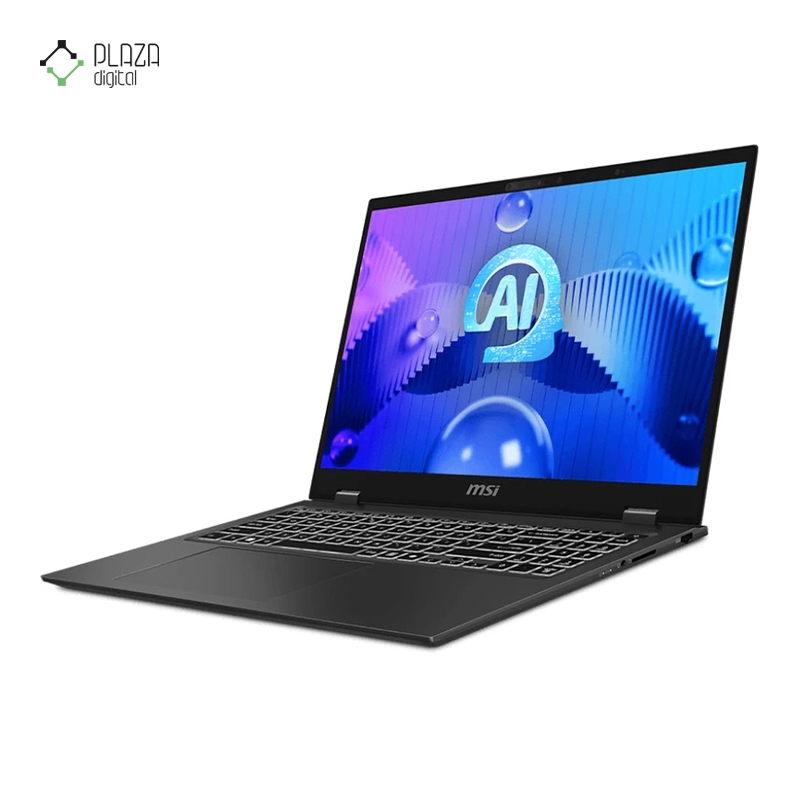 نمای کناری لپ تاپ ام اس آی 16 اینچی مدل Prestige 16 AI Evo B1MG Ultra 7 155H 32GB 1TB SSD Intel Arc پلازا دیجیتال