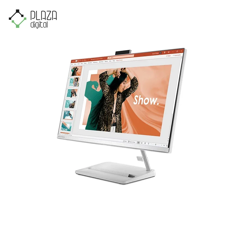 نمای راست کامپیوتر همه کاره 27 اینچی لنوو مدل ideacentre aio 3-ab nontouch