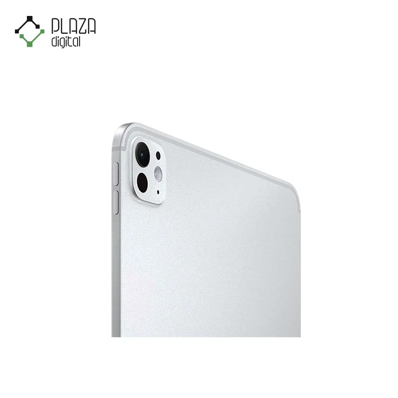 نمای دوربین آیپد 11 اینچی اپل مدل apple ipad pro 11 5g 2024 با ظرفیت 256 گیگابایت و رم 8 گیگابایت نقره ای