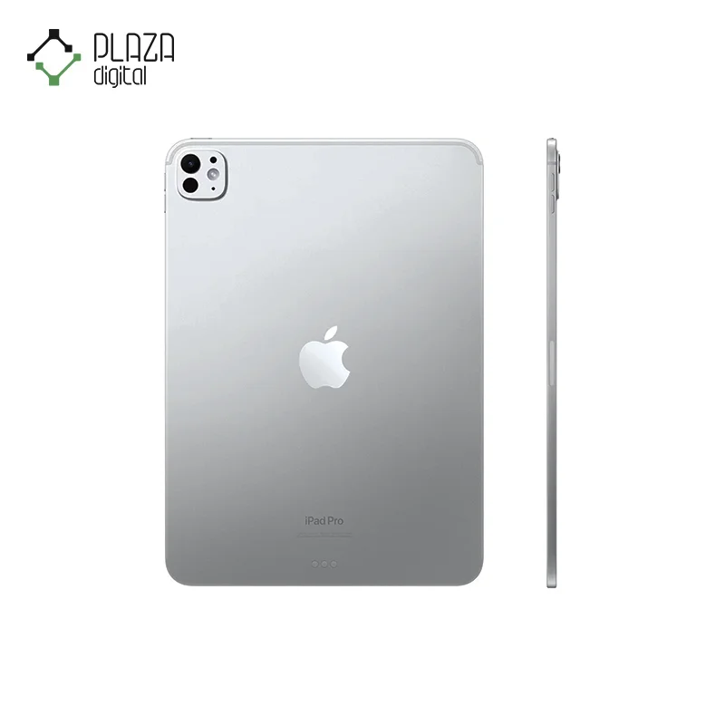 نمای کلی آیپد 11 اینچی اپل مدل apple ipad pro 11 5g 2024 با ظرفیت 256 گیگابایت و رم 8 گیگابایت نقره ای