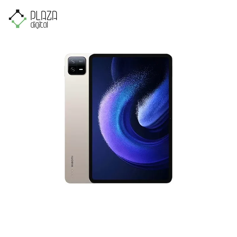 نمای اصلی تبلت11 اینچی شیائومی مدل pad 6 pro ظرفیت 256 گیگابایت رم 12 گیگابایت بژ