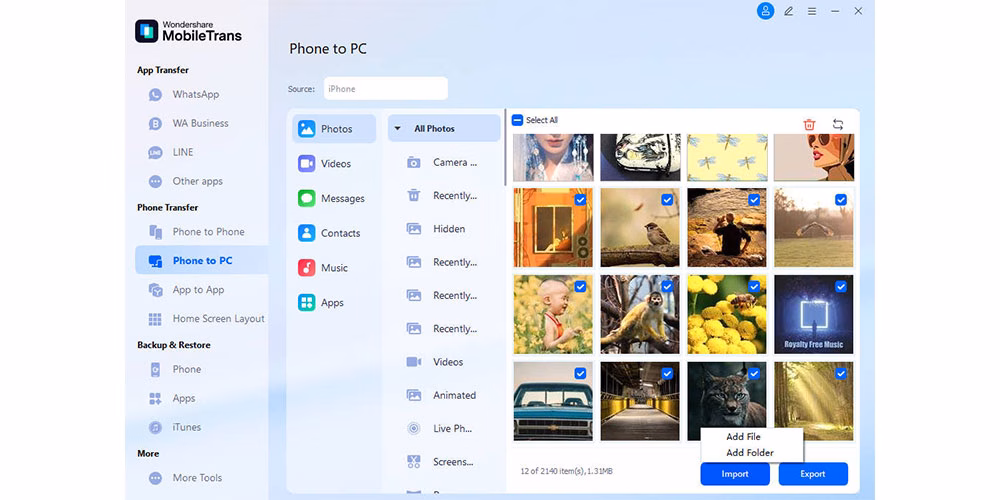 انتقال فایل از کامپیوتر به گوشی بدون کابل