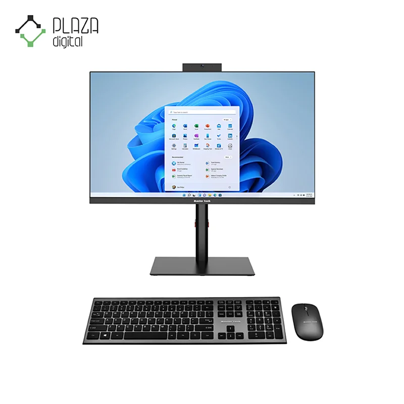 نمای موس و کیبورد کامپیوتر همه کاره 27 اینچی مسترتک مدل zn270-c38sb