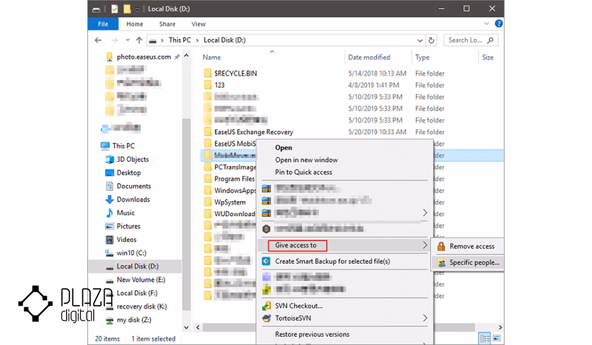 انتقال فایل بین دو کامپیوتر یا لپتاپ 20 قابلیت «Shared Folder» را در نظر بگیرید
