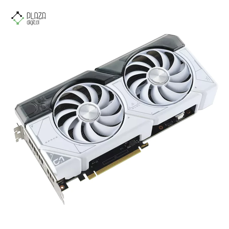 کارت گرافیک ایسوس مدل Dual GeForce RTX 4070 SUPER White OC Edition 12GB GDDR6X حافظه 12 گیگابایت - پلازا دیجیتال