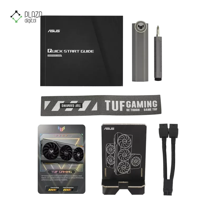 کارت گرافیک ایسوس مدل TUF Gaming GeForce RTX 4070 SUPER 12GB GDDR6X OC Edition حافظه 12 گیگابایت - پلازا دیجیتال