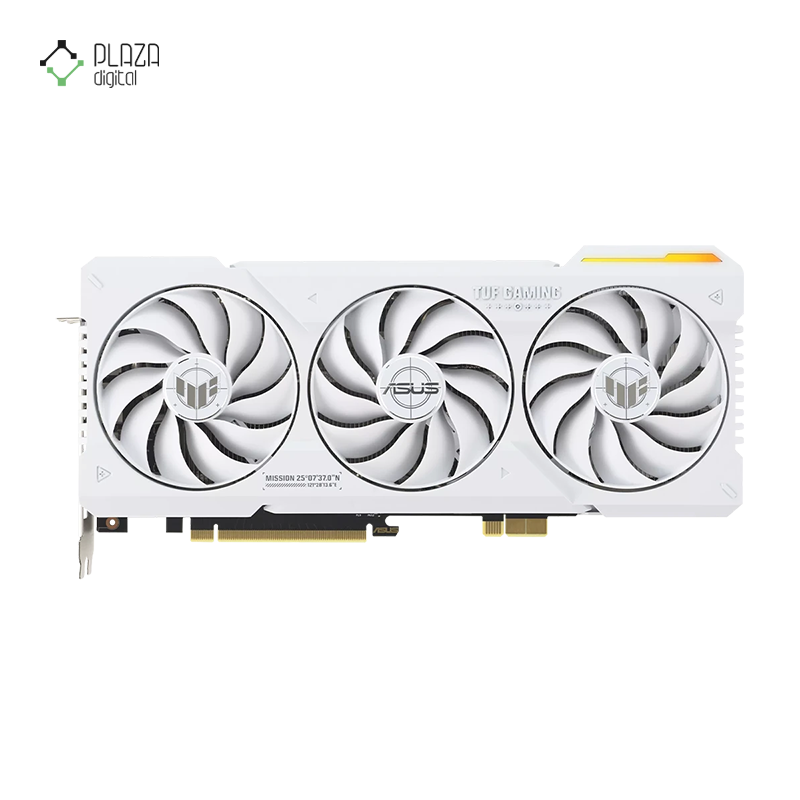 کارت گرافیک ایسوس مدل TUF Gaming GeForce RTX 4070 Ti SUPER BTF White OC Edition 16GB GDDR6X حافظه 16 گیگابایت - پلازا دیجیتال