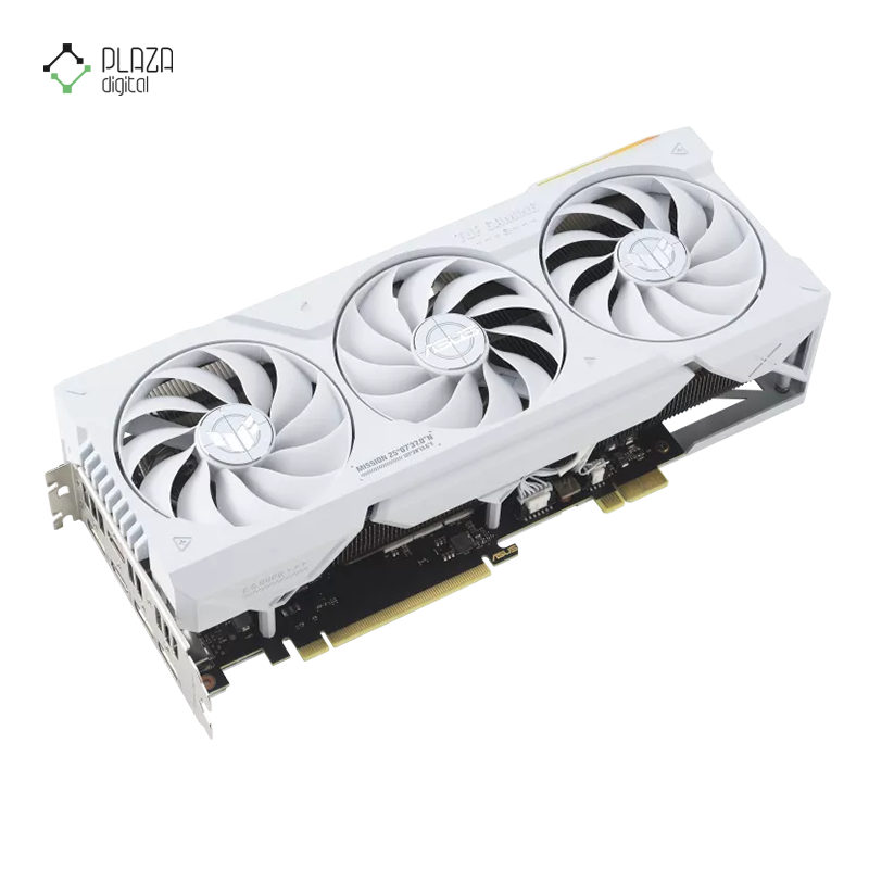 کارت گرافیک ایسوس مدل TUF Gaming GeForce RTX 4070 Ti SUPER BTF White OC Edition 16GB GDDR6X حافظه 16 گیگابایت - پلازا دیجیتال