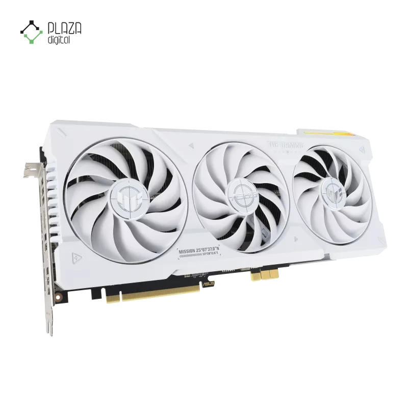 کارت گرافیک ایسوس مدل TUF Gaming GeForce RTX 4070 Ti SUPER BTF White OC Edition 16GB GDDR6X حافظه 16 گیگابایت - پلازا دیجیتال