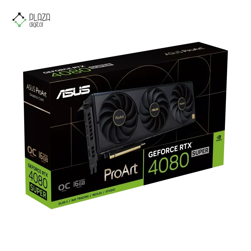 کارت گرافیک ایسوس مدل ProArt GeForce RTX 4080 SUPER 16GB GDDR6X OC Edition حافظه 16 گیگابایت - پلازا دیجیتال