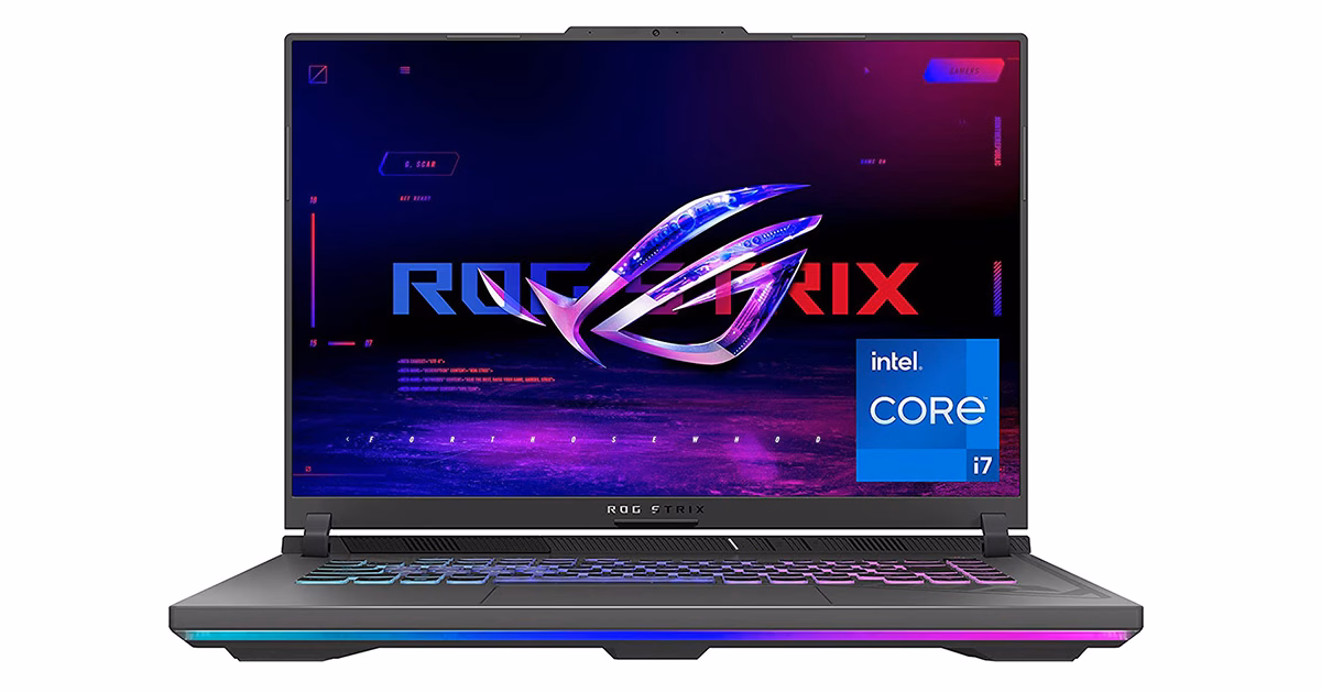 لپ تاپ ایسوس 16 اینچی مدل ROG Strix G16 G614JI i7 13650HX 16GB 1TB RTX4070
