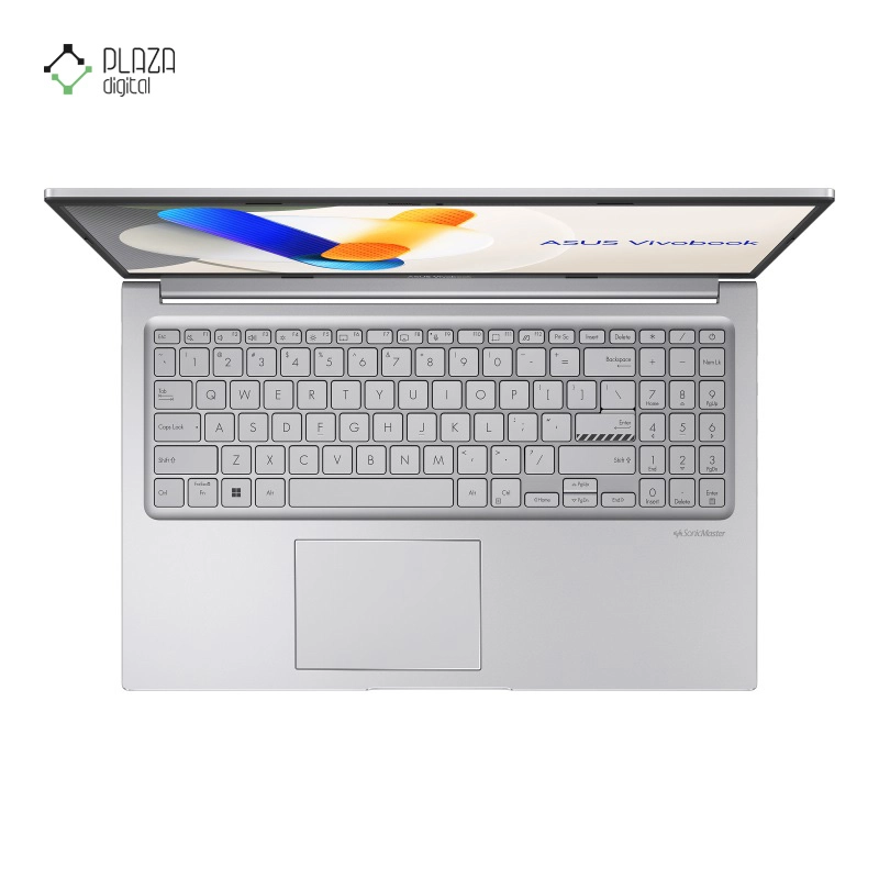 نمای صفحه کلید لپ تاپ ایسوس 15.6 اینچی مدل VivoBook 15 X1504VA i7 1355U 16GB 2TB SSD Intel Iris Xe پلازا دیجیتال