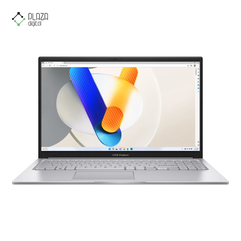 نمای جلو لپ تاپ ایسوس 15.6 اینچی مدل VivoBook 15 X1504VA i7 1355U 16GB 512GB SSD Intel Iris Xe پلازا دیجیتال