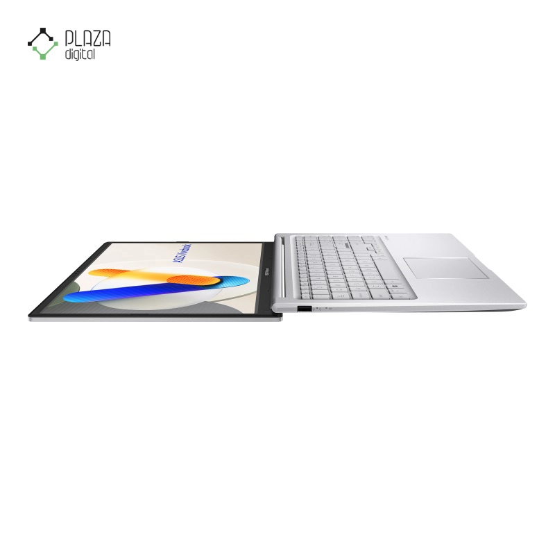 نمای 180 درجه لپ تاپ ایسوس 15.6 اینچی مدل VivoBook 15 X1504VA i7 1355U 16GB 512GB SSD Intel Iris Xe پلازا دیجیتال